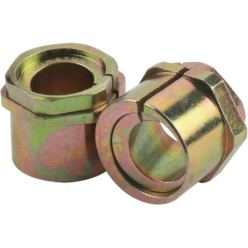 Extreme Camber Caster Alignment Bushing Kit Compatible With Ford Series Trucks F150 F250 F350 E150 Replaces# 45K6525 (2Pcs) Front Adjustable