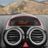 Carbon Fiber Dashboard Frame for Opel Corsa D 2007-2014 Radio Navigation Center Console Outlet Trim