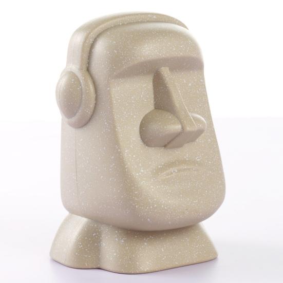 R199 Bluetooth-compatible Speaker Fashion Giant Statue Party Home Desk Mini High-fidelity Decoration Sound Box with TF Card Slot