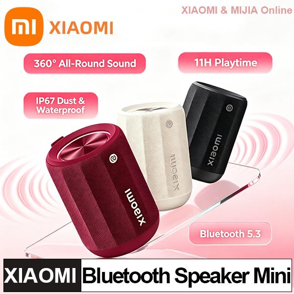 Xiaomi Мини Bluetooth-динамик ASM01A Bluetooth 5.3 RGB-подсветка IP67 360° Всенаправленный Стерео Портативный для улицы Звук