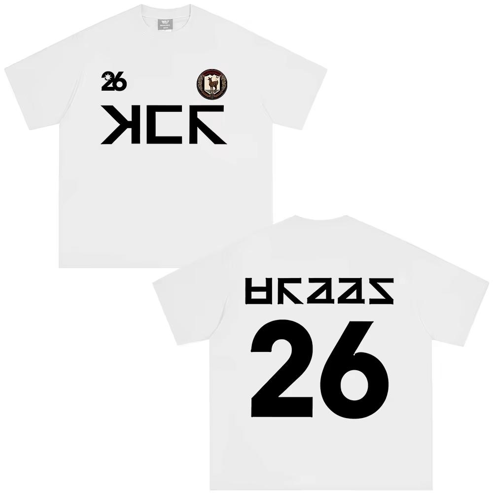 2026 Summer New Style Black March Unisexs Tshirt Fashionally Popular Unisexs And Unisexs Same Style Roundneck Printed Tshirt