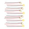 10x 27mm Piezo Disc,Transducer,with 4.72inch Wires,Sound Sensors Elements for Guitar Acoustic