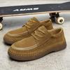 Мужские кроссовки на шнуровке, повседневные, из коровьей замши, кожаные, на плоской подошве, дизайнерские туфли, удобные, модные, кожаные, оксфордские туфли, мягкая, универсальная обувь