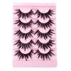 Band Extension Thick Long 3D Faux Mink Eyelashes Wispy Fluffy Thai Wet Eyelashes False Eyelashes