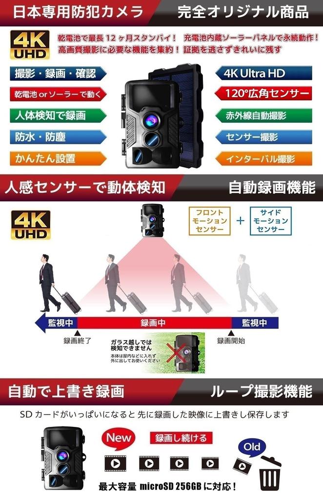 4K Security Trail with Solar Full Highest Permanently Operates with For Outdoor and Indoor IP66 2160p and 1080p Invisible Light Infrared LED