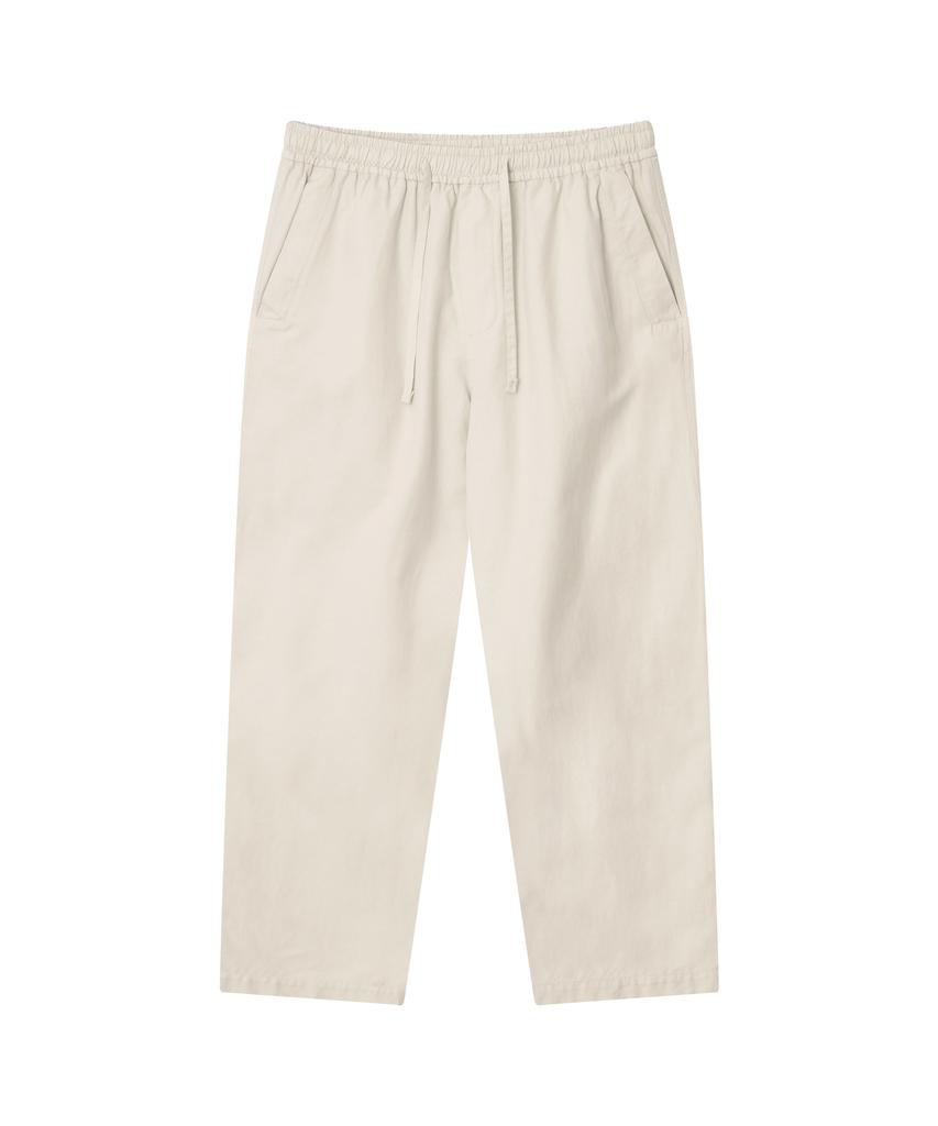 Oteumilkape Брюки из смесового льна, окрашенные готовыми, Easy Pants - Овсяный