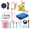 Coil Tattoo Machine Kit Power Power Supply Foot Pedal Practice Skin Beginner Tattoo Tool Set