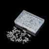 100 Pcs Plastic Clear Tacks Push Pins Drawing Pins Stationery Buttons Pins Office School Stationery Supplies
