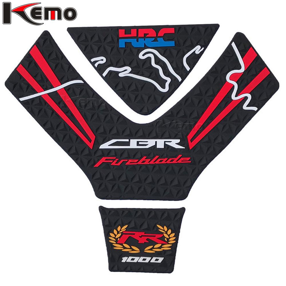 Для Honda CBR1000RR CBR 1000RR CBR1000 RR 2017 2018 мотоциклетная боковая наклейка газовая наколенница протектор Нескользящая наклейка бак