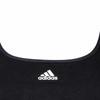 adidas Однотонный спортивный бюстгальтер Женское нижнее белье Черный 4A7H11-BLACK
