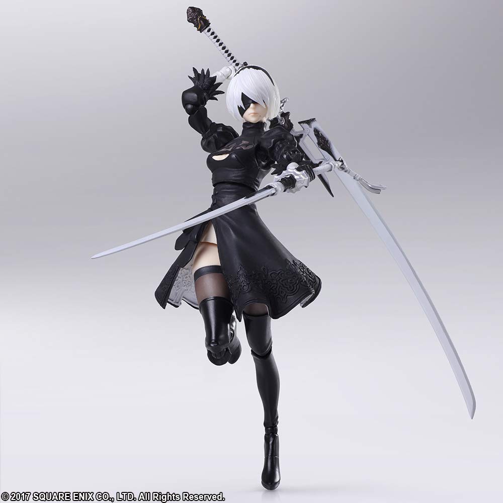 Automata Bring Arts YoRHa 2 Type B Version PVC Painted Movable Figure NieR No. 2.0