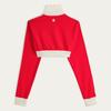 Adidas X Avavav Cropped Track Top Better Scarlet Women Tops Red JG8784