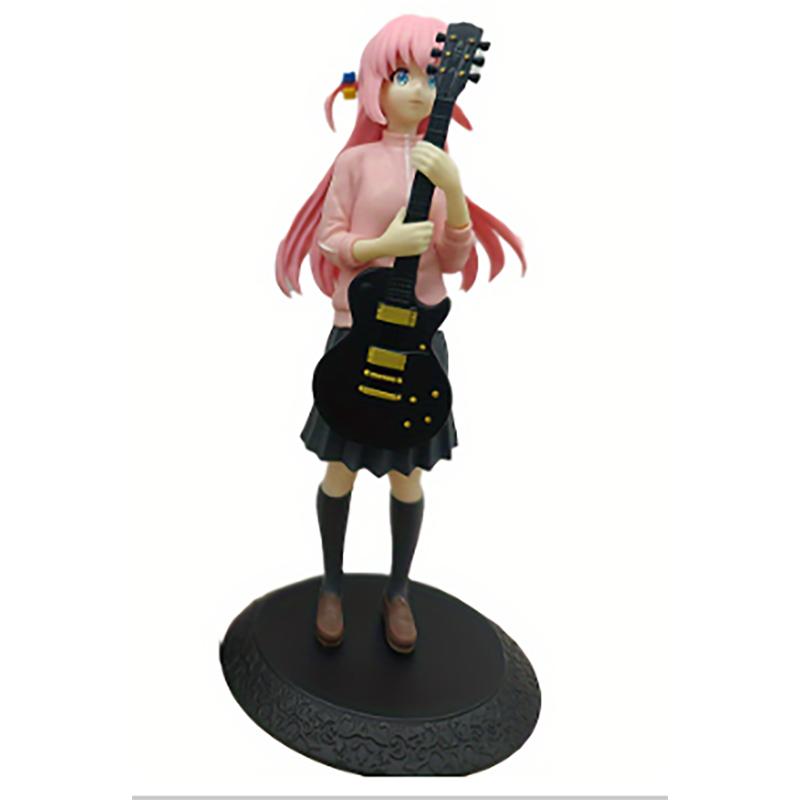 15СМ Аниме Bocchi the Rock! Фигурка Гото Хитори Сцена исполнения на гитаре Модель Игрушка Подарок Коллекция Украшение Экшен-фигурка ПВХ