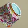 Chaxun Floral Gold-Traced Enamel Ceramic Master Tea Cup