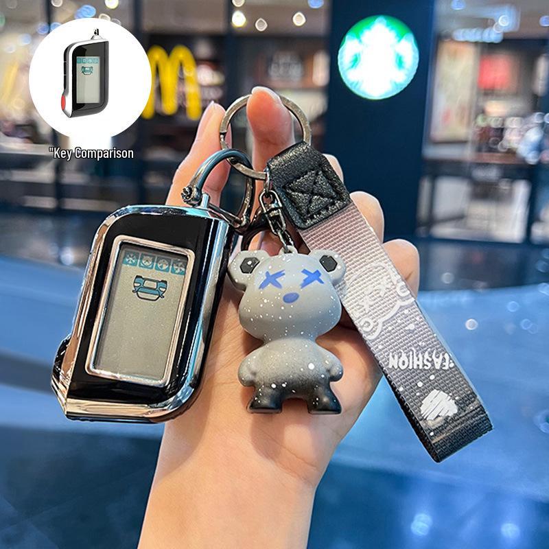 Русский Starline A93 Двусторонняя сигнализация TPU Чехол для ключа