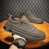 Ретро повседневная обувь модные черные мужские низкие кеды осенне-зимняя мужская обувь универсальная обувь для путешествий однотонная