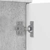 Bathroom Vanity Unit Concrete Grey 78.5 x 37.5 x 81 cm Particleboard