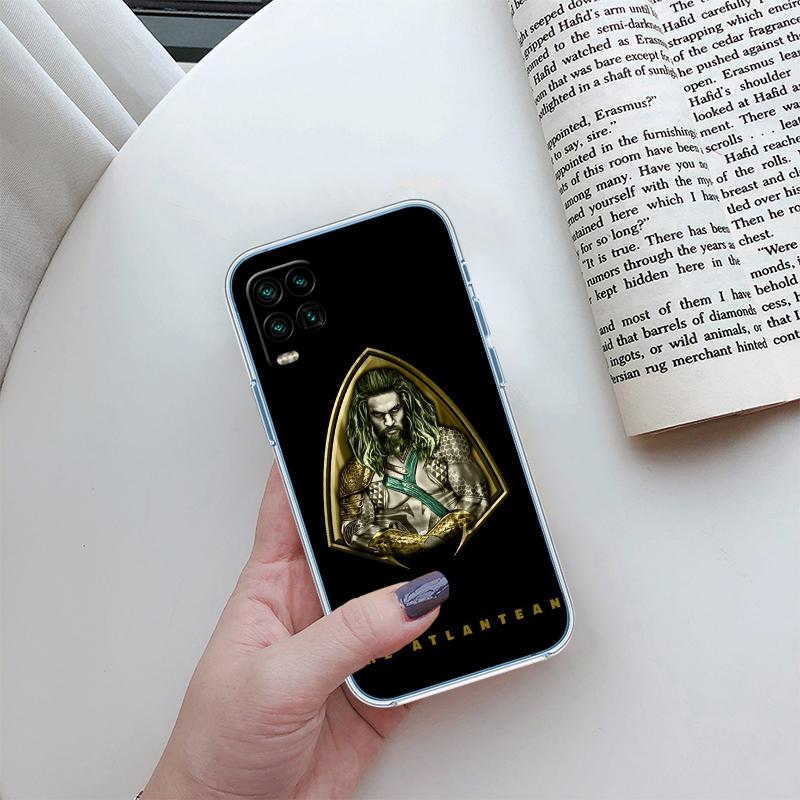 Aquaman Transparent Phone Case for Motorola Moto G7 G8 G9 G84 G85 G73 G24 G15 Z2 Play Power Plus