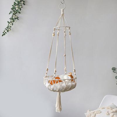Большой гамак для кошек, макраме, подвесные качели, корзина для кровати для кошек, домашние аксессуары для кошек, кошачий домик, кровать для щенка, подарок