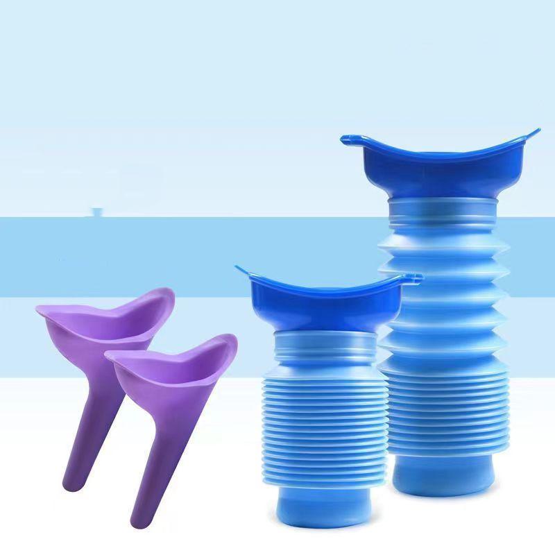 1/2 комплекта писсуара, ведро для автомобильного писсуара, напольное стоячее урина для экстренных ситуаций, путешествий, портативное многоразовое термоусадочное ведро для кемпинга, туалета, утечка мочи