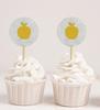Darling Souvenir| Glitter Cupcake Toppers| Baby Shower  Birthday Party Dessert Decorations - Pack Of
