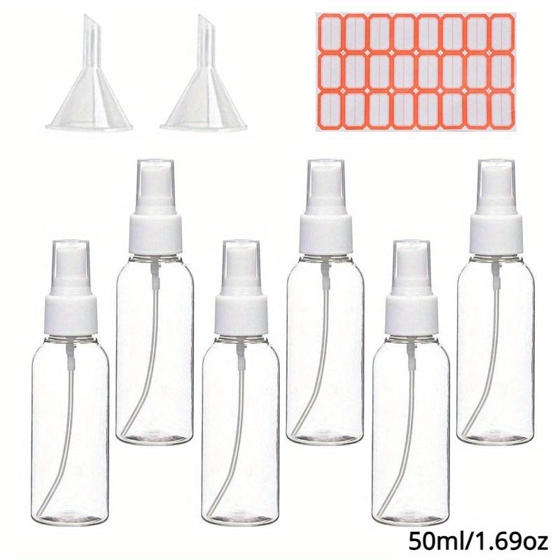Spray Bottles, 30ml/1.01oz 50ml/1.69oz  80ml/2.71oz Empty Fine Mist Plastic Mini Travel Bottle Set