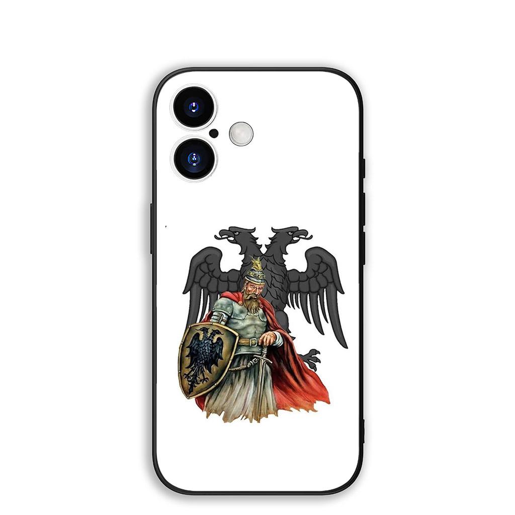 Cover for Apple iPhone 16 15 14 11 Pro Max 6 7 8 Plus + SE2 SE3 SE 2022 2020 8+ Phone Case Wallpaper Albania Albanians Flag