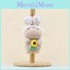 Holding Flower Bunny Plush Doll Keychain Cartoon Plush Toy Decoration Bag