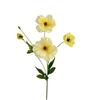 Silk Flower Fake Flower Bouquet 3 Head Wedding Flowers Decor Photo Props  Indoor and Outdoor