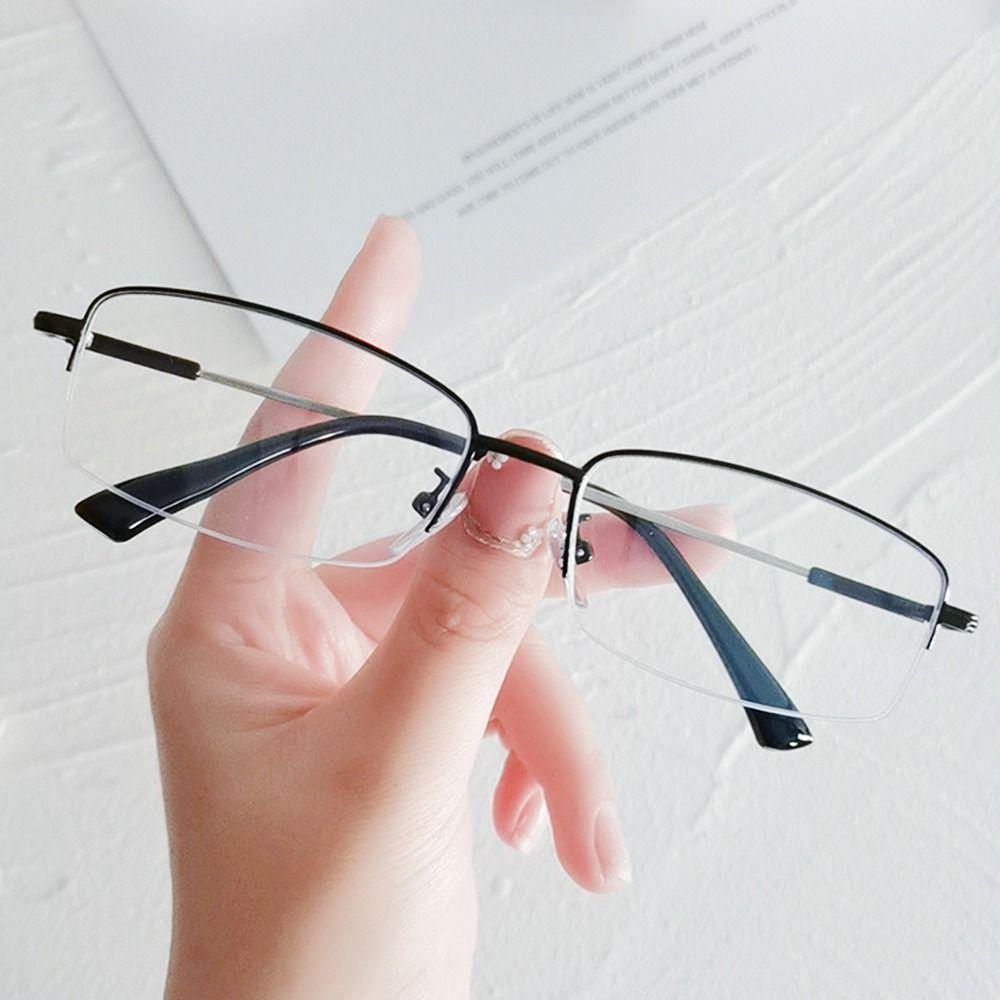New Fashion Square Frame Ultra Light Myopia Glasses Eyeglasses Blue Light Blocking Vision Care