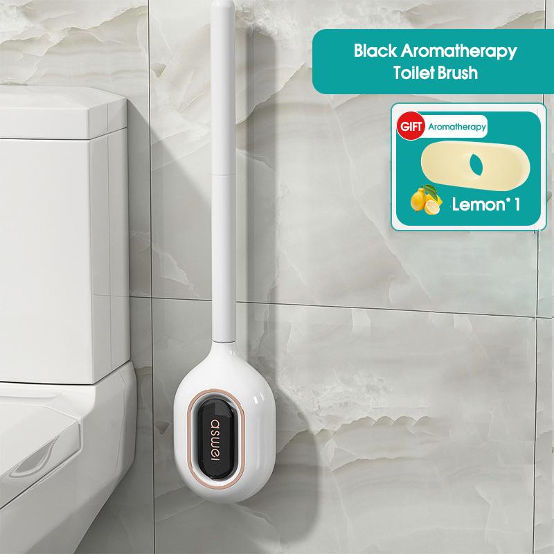 Новый ароматерапевтический туалетный ершик бытовой без мертвых углов унитаз настенный силиконовый инструмент для чистки щелей в ванной комнате