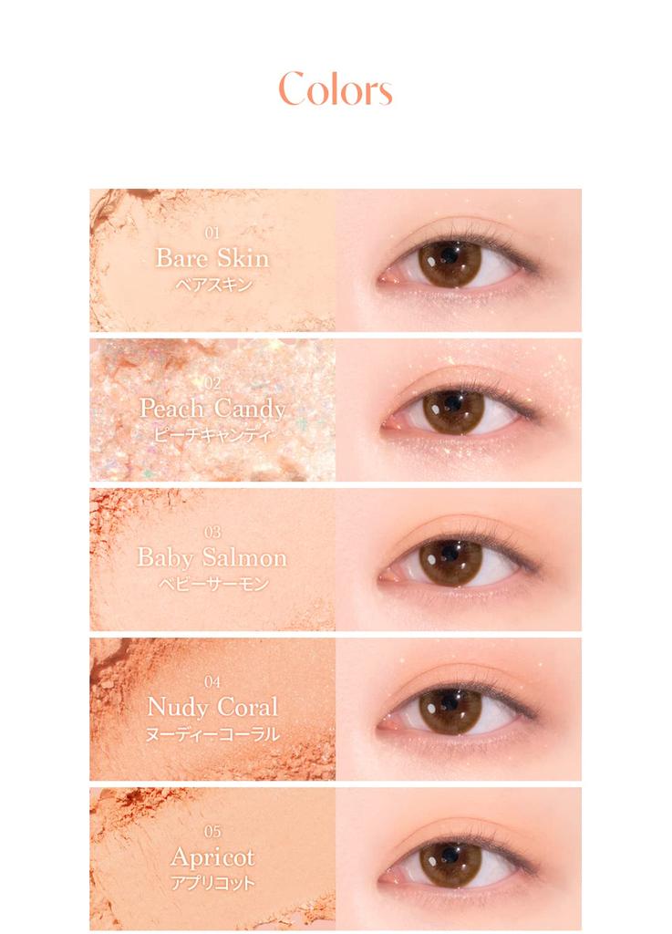 Dasique Daisique Peach Squeeze Peach Squeeze Color Eyeshadow Bag Palette "Official" #14 Eyeshadow/9 Palette/Eyeshadows/Tear Maker/Eyeshadows