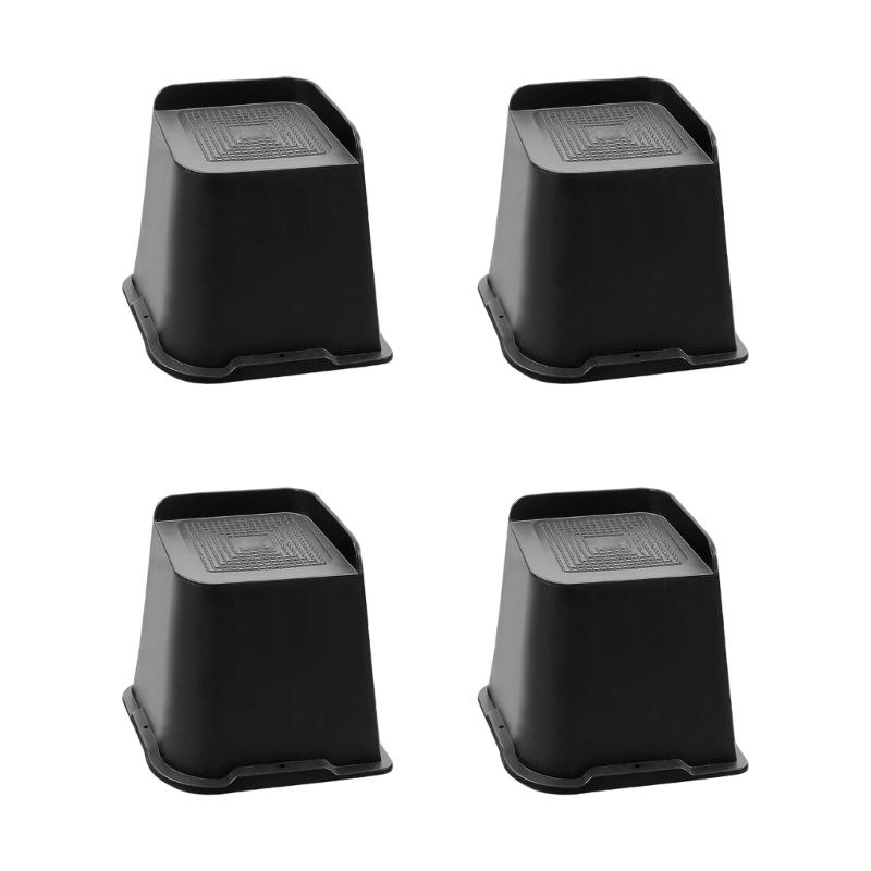 4/6Pcs Heavy Furniture Foot NonSlip Bed Risers Heightening Feet Heavy Duty Bed Lifts Risers Furniture Accessories