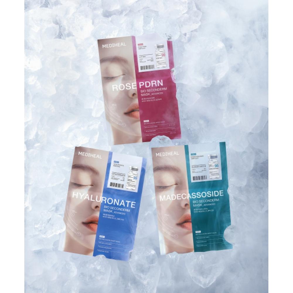 Mediheal Rose Pdrn Bio Second Mask 10 Sheets [pore Elasticity]