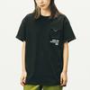 Vans 3D Pocket Printed Casual Short Sleeve T-Shirt Women Tops Black VN0A5F1YBLK