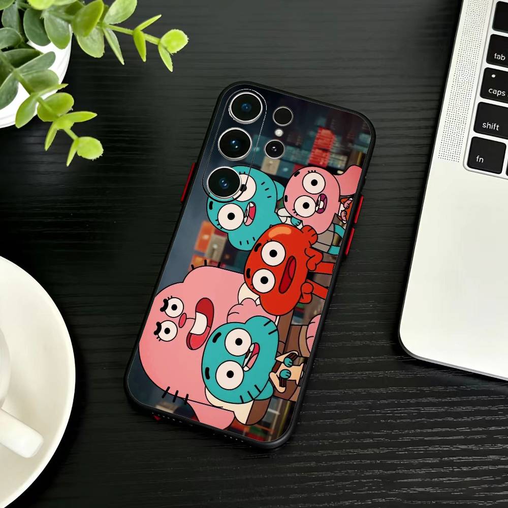 Чехол для телефона J-Gumball и Darwin для Samsung S26,S25,S24,S23,S22,S21,S20,Ultra,Plus,FE Черный Мягкий Чехол