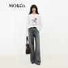 МО&Ко. Женская футболка с принтом животных из смешанного льна