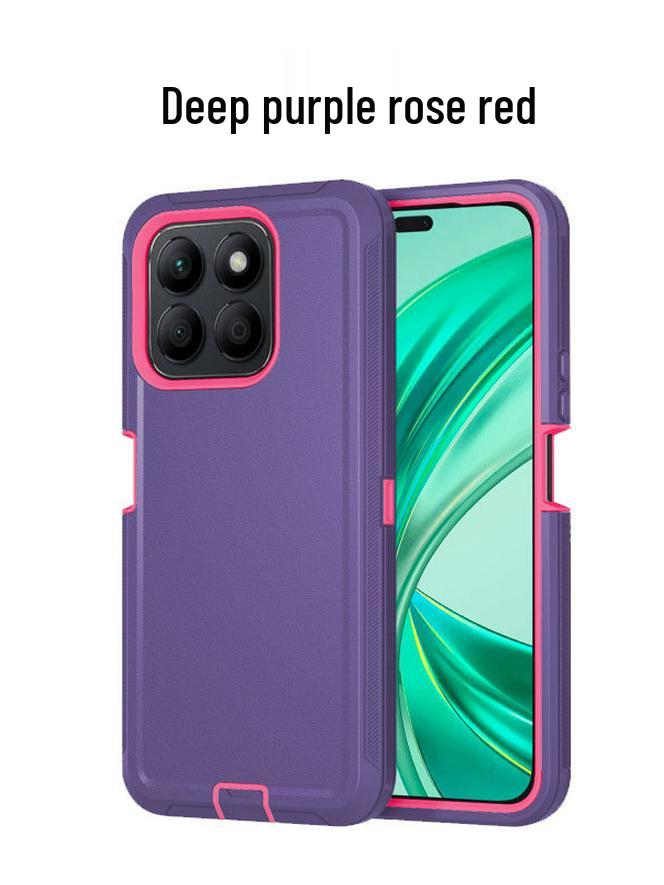 Защитный чехол-книжка 3-в-1 для Honor X8B/X8A 4G, противоударный