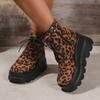 Женские ботинки Готический стиль Косплей Высокие ботинки Женские Новые ботинки на платформе и танкетке Женская обувь Тренд Комфортные ботинки до колена Кожаные ботинки