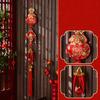 Chinese New Year Decoration Spring Festival Red Lucky Hanging Tassel Pendant 2025 Year of The Snake Ornament for Home Car Window Decor