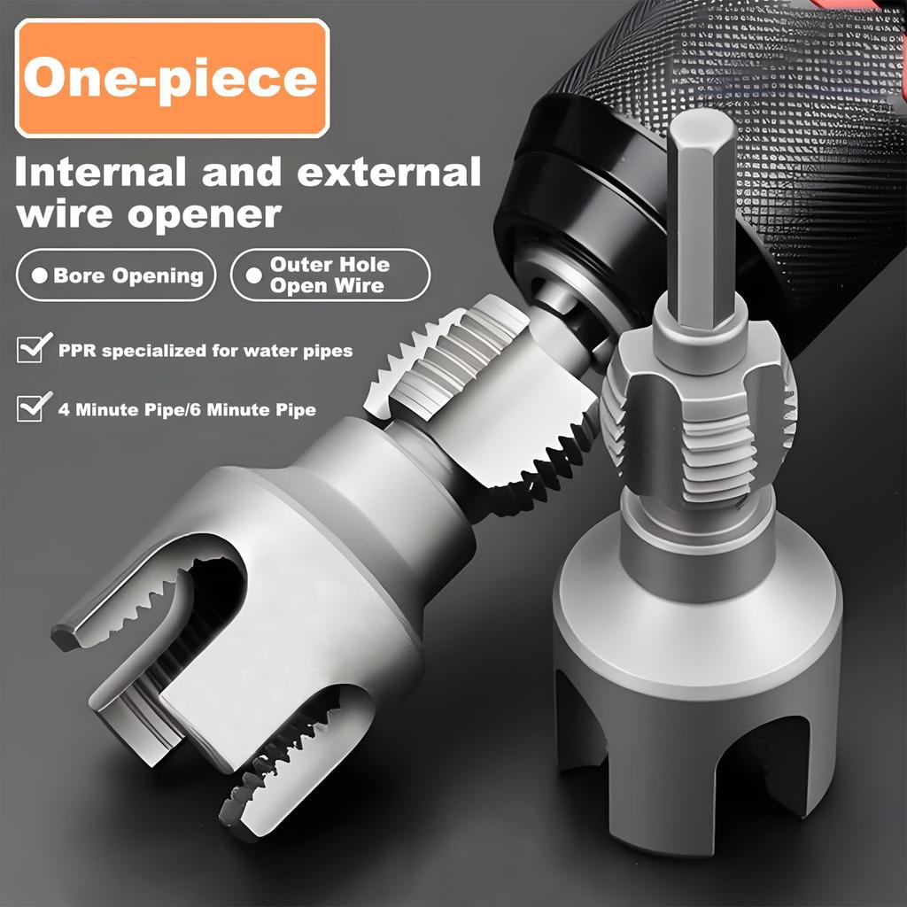 Инструмент для нарезания резьбы на трубах PPR из сплава 40CR, набор метчиков и плашек 3/4 дюйма, внутренняя и внешняя резьба