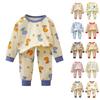 Children's Boys And Girls Home Wear And Pajamas Long-sleeved Tops And Trousers Sets