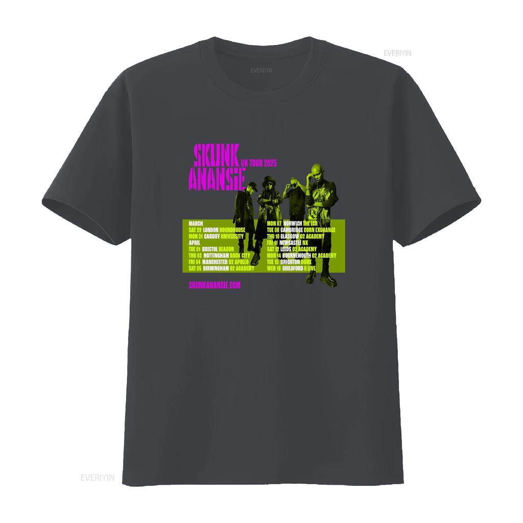 Skunk Anansie Band UK Tour 2025 T Shirt Full Size S 5XL vintage Washed Top For Everyday Wear Unisex Stretched fashion