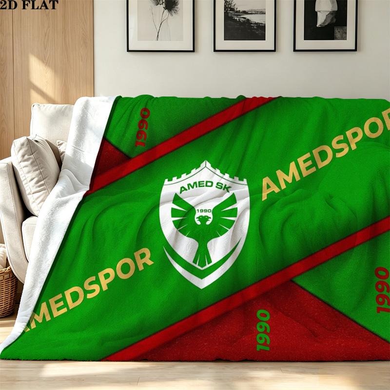 Фланелевое одеяло с принтом Amedspor Высокое качество Теплое Уютное Покрывало для Всех Сезонов Идеально для Подарков Декор Дома