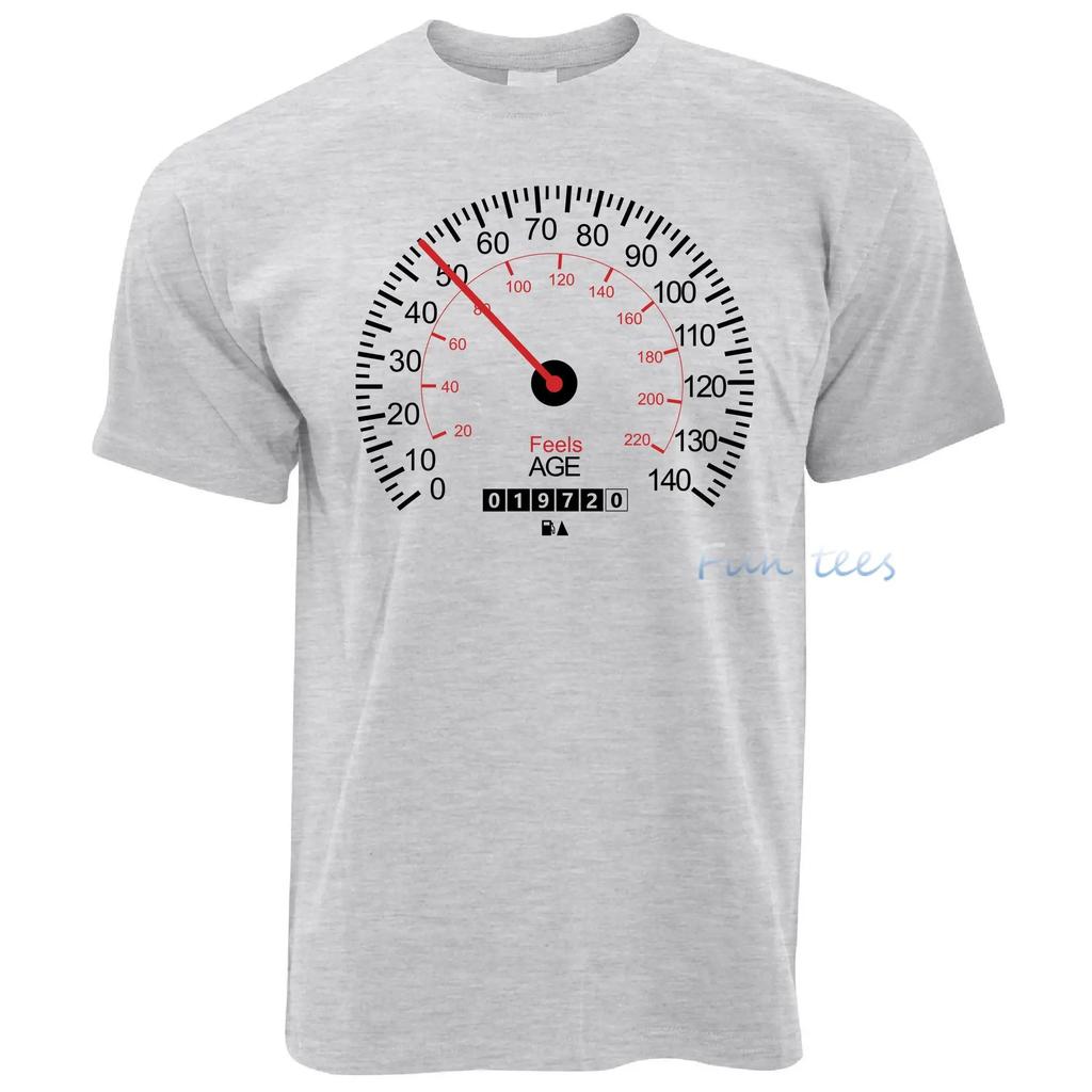 Мужская футболка на 20-40-50-60-й день рождения с изображением спидометра автомобиля (1962) Идея подарка на шестидесятилетие: футболка для папы, парня, мужа, футболки с графическим принтом