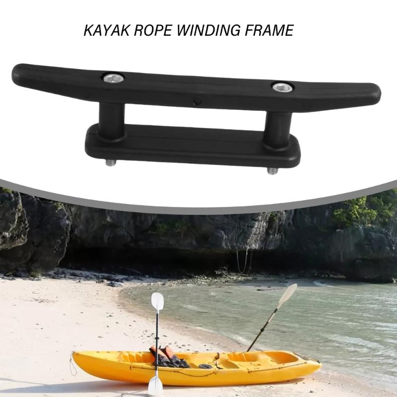 2Pcs Kayak Rope Rack Replacement Nylon Boats Kayak Canoes Cleat Kayak Rope Frame Cleat for Docking Boats, Canoes