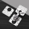 2PCSStainless Steel Cabinet Door Hinge Repair Plate, Furniture Cabinet Door Hinge Fixing Plate Mounting Piece Hinge Hole Repair Piece