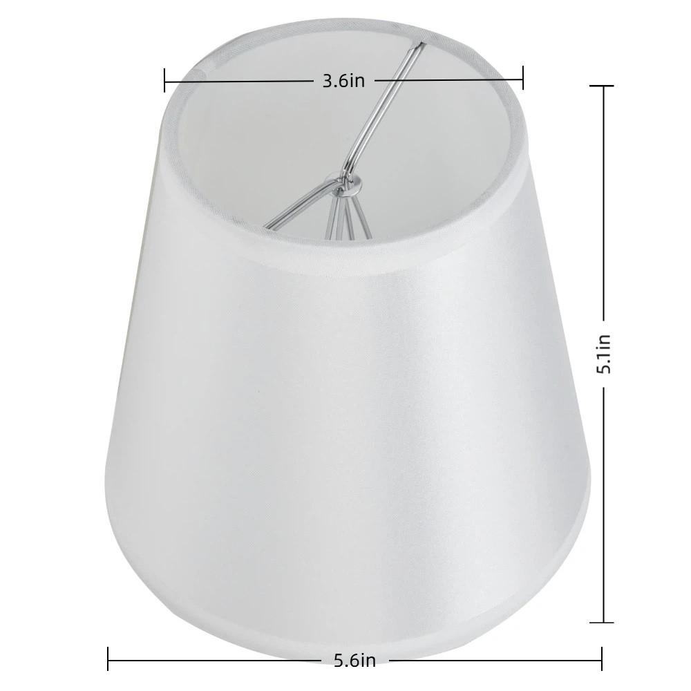 2PCS Fabric Lampshade Clip On Design Chandelier Lamp Shades Modern Small Lamp Shades Wall Lamp