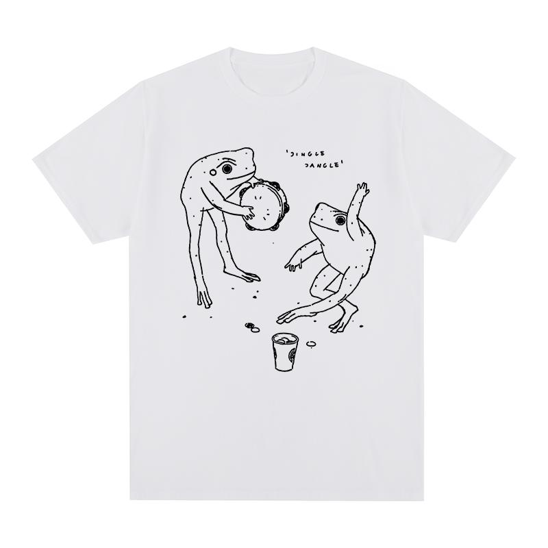 Frog Self Care Funny Vintage Tshirt Retro Cottagecore Clothing Cotton Men T shirt New Tee Tshirt Womens Tops