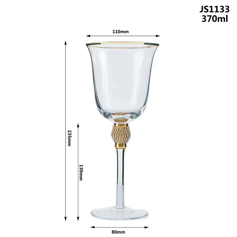 Бокал для шампанского Phnom Penh Diamond Crystal Glass Цветные стеклянные бокалы для напитков Caliz Cup Набор золотых бокалов для вина Винтажные чашки